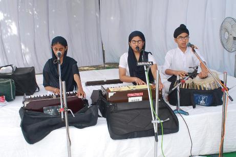 Kirtan held at Phase 7, Mohali