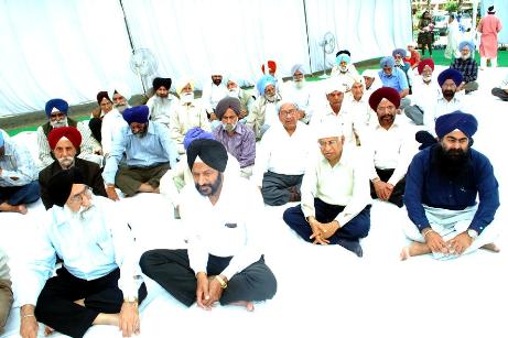 Kirtan held at Phase 7, Mohali